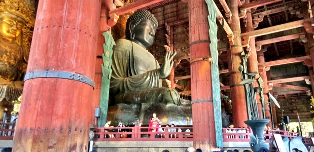 岡田さま（東大寺大仏殿）